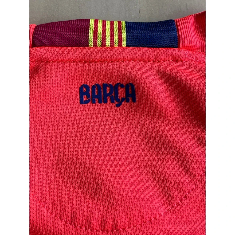 Nike FC Barcelona 2014 2015 Away Soccer Jersey Shorts Kit Youth M 10-12 Years